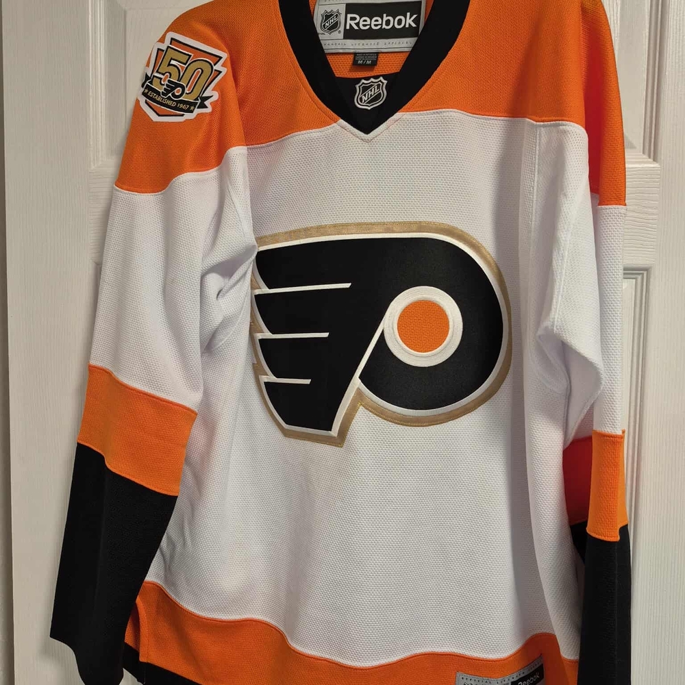 Reebok Flyers Hockey Jersey in Orange and Black